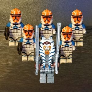 New Mandalorian Ahsoka and Troopers mini figure set